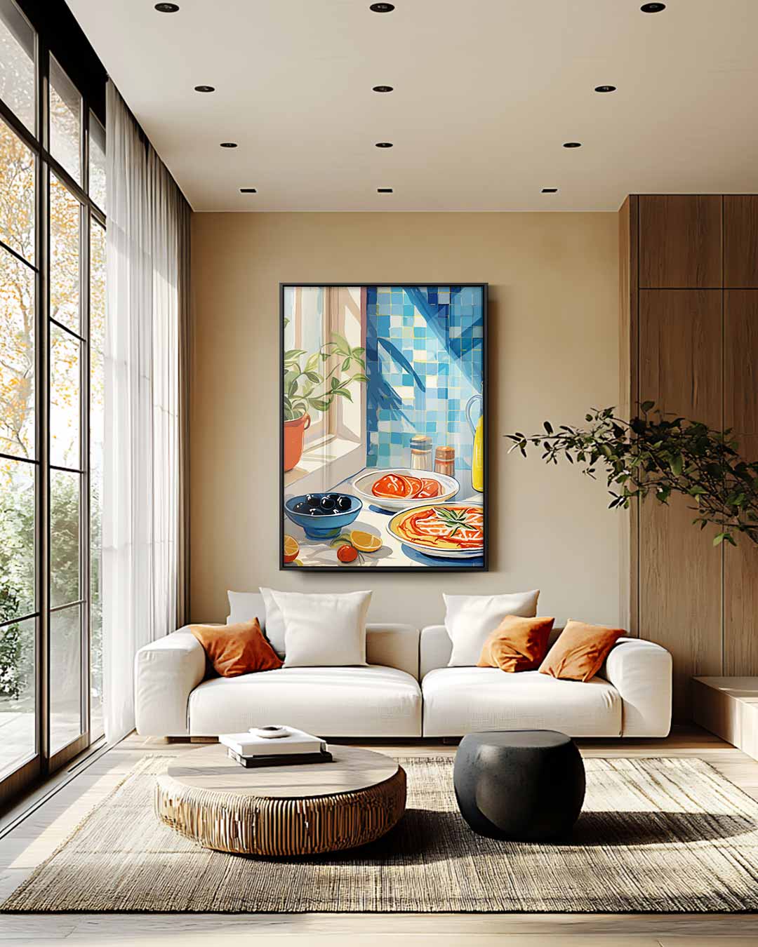 Zonovergoten Keuken Moment Kunstwerk-canvas-dibond-plexiglas-wanddecoratie-WallArtistic
