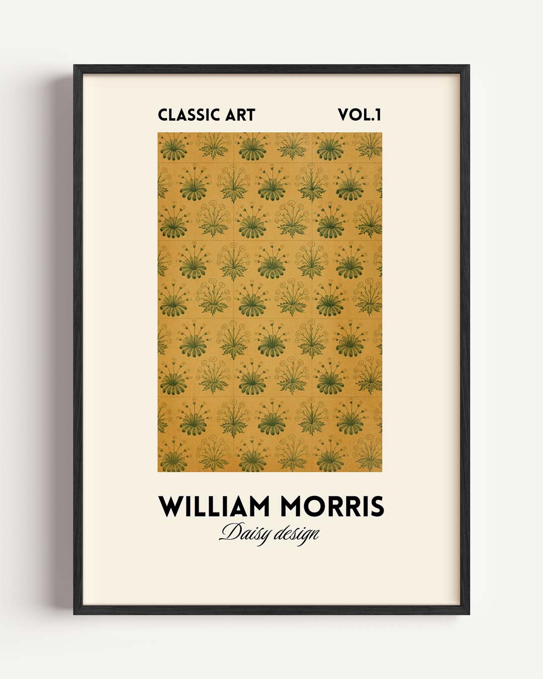 William Morris Daisy Design Poster-WallArtistic