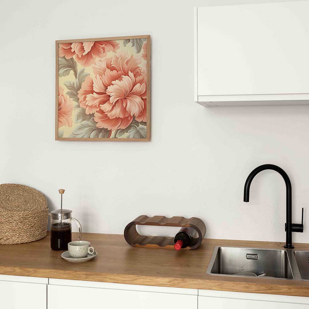 Bloemen en bladeren Poster