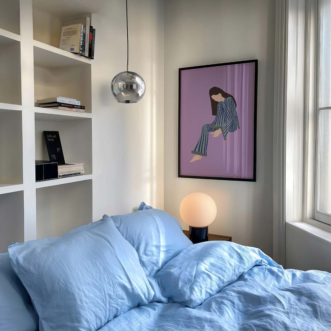 Dromerige Lijnen Poster-WallArtistic