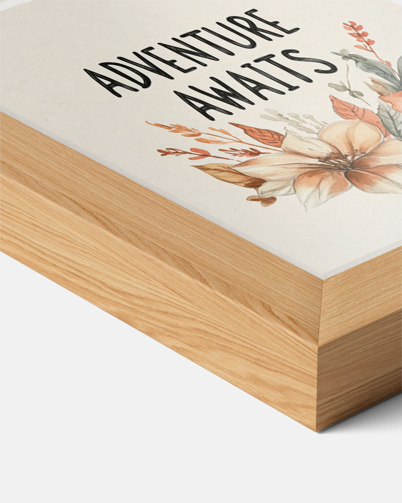 Avontuur Wacht Bloemenposter