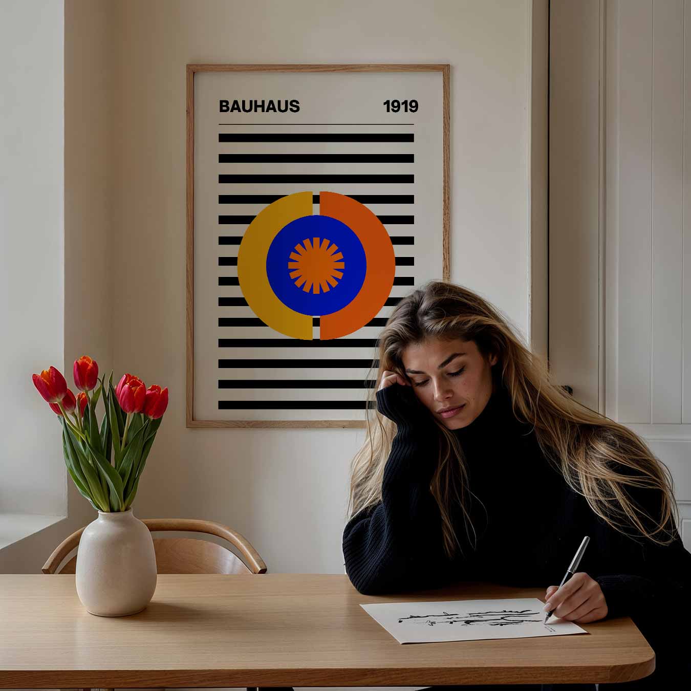 Bauhaus Geometrische Kunstposter-WallArtistic