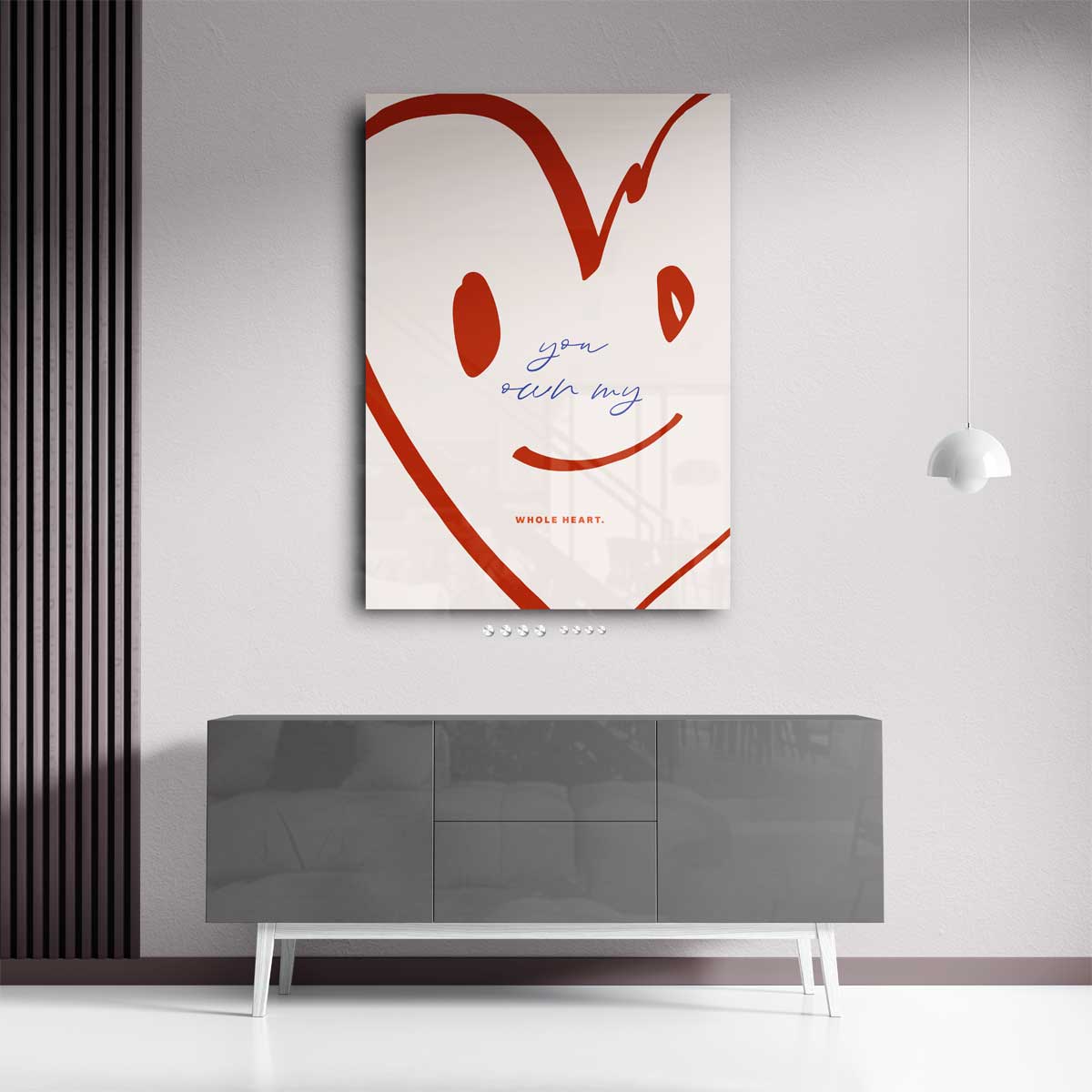 Je Brede Glimlach Kunstwerk-canvas-dibond-plexiglas-wanddecoratie-WallArtistic