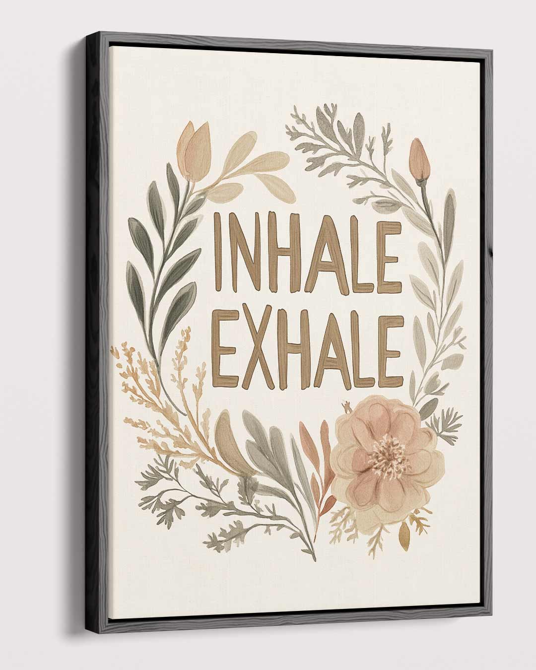 Botanische Ademhaling Poster Kunstwerk-canvas-dibond-plexiglas-wanddecoratie-WallArtistic