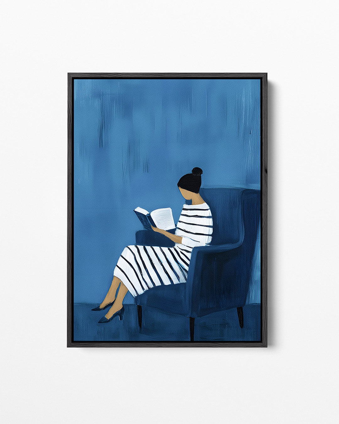 Lezende vrouw Kunstwerk