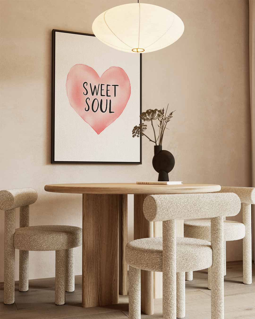 Sweet Soul Hartje Kunstwerk-canvas-dibond-plexiglas-wanddecoratie-WallArtistic