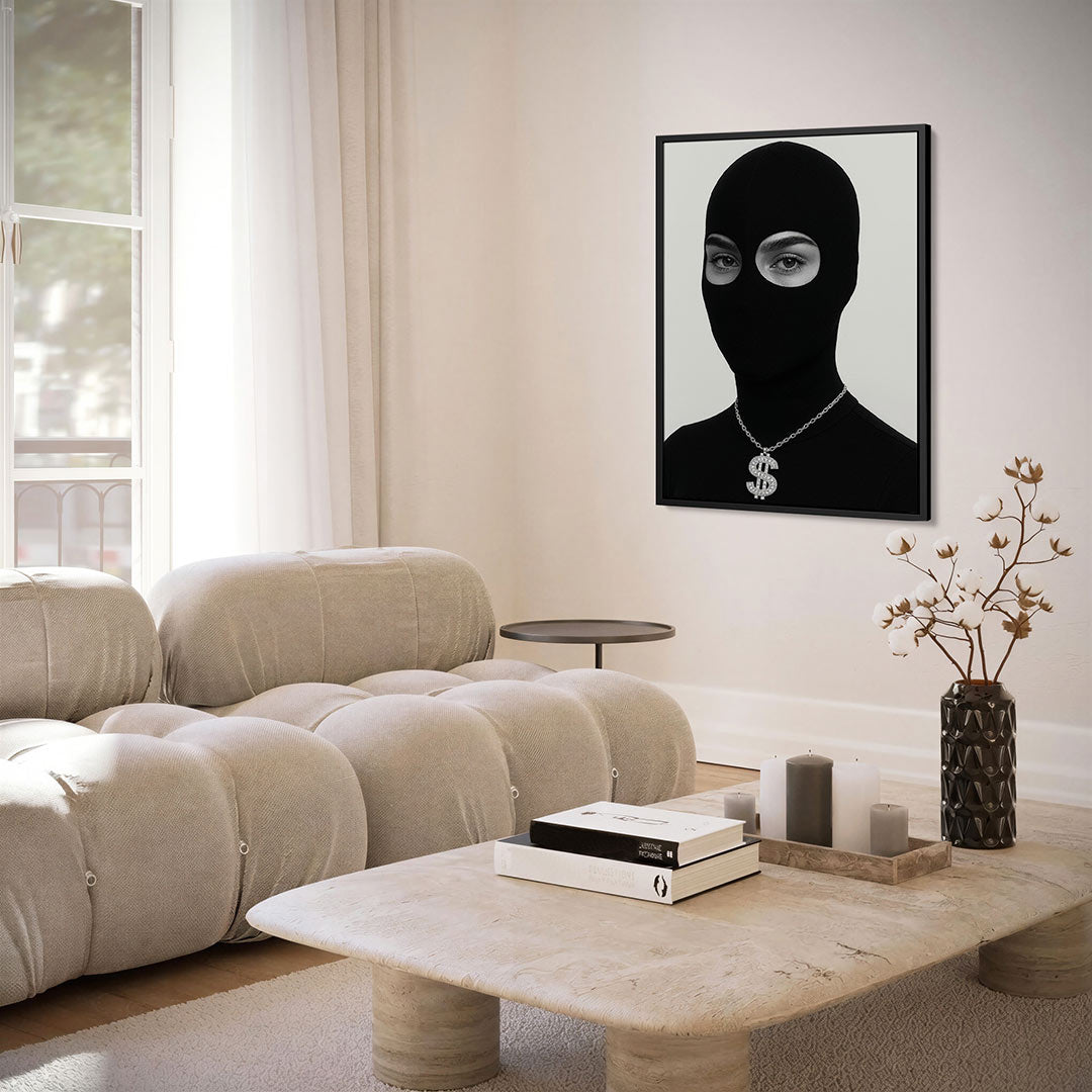 Intrigerend portret Kunstwerk