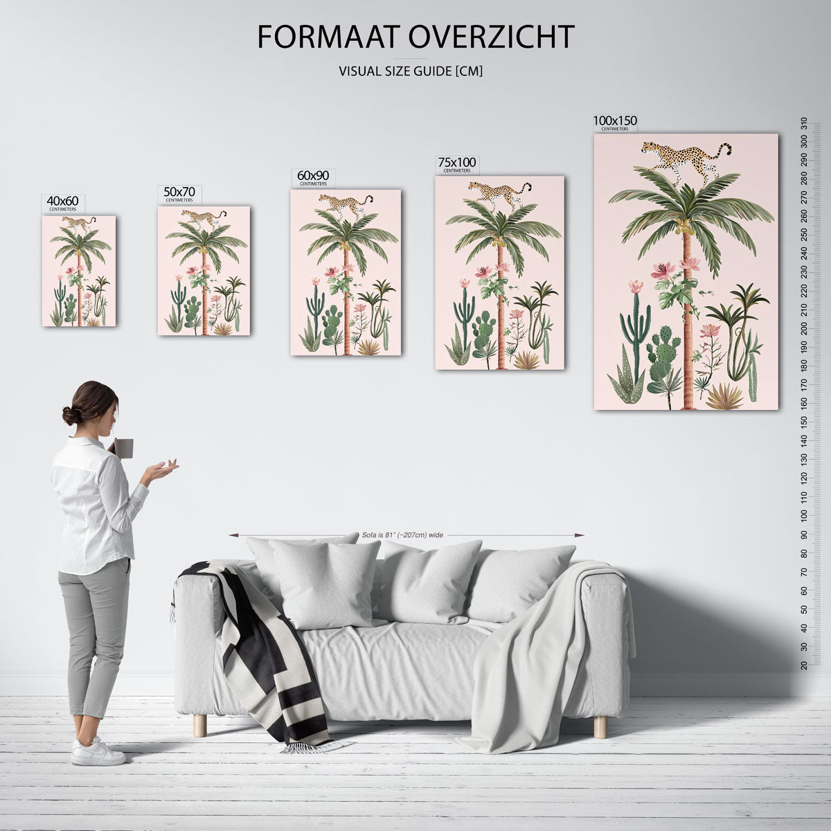 Tropische dierenwereld Kunstwerk
