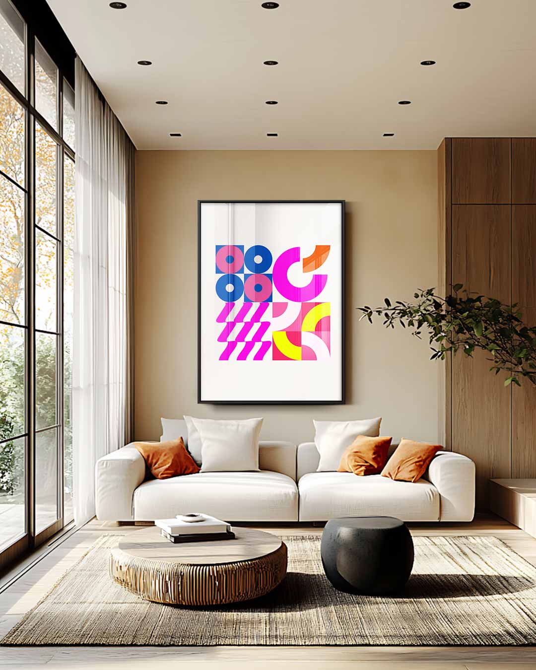Kleurenexplosie Wanddecoratie Kunstwerk-canvas-dibond-plexiglas-wanddecoratie-WallArtistic