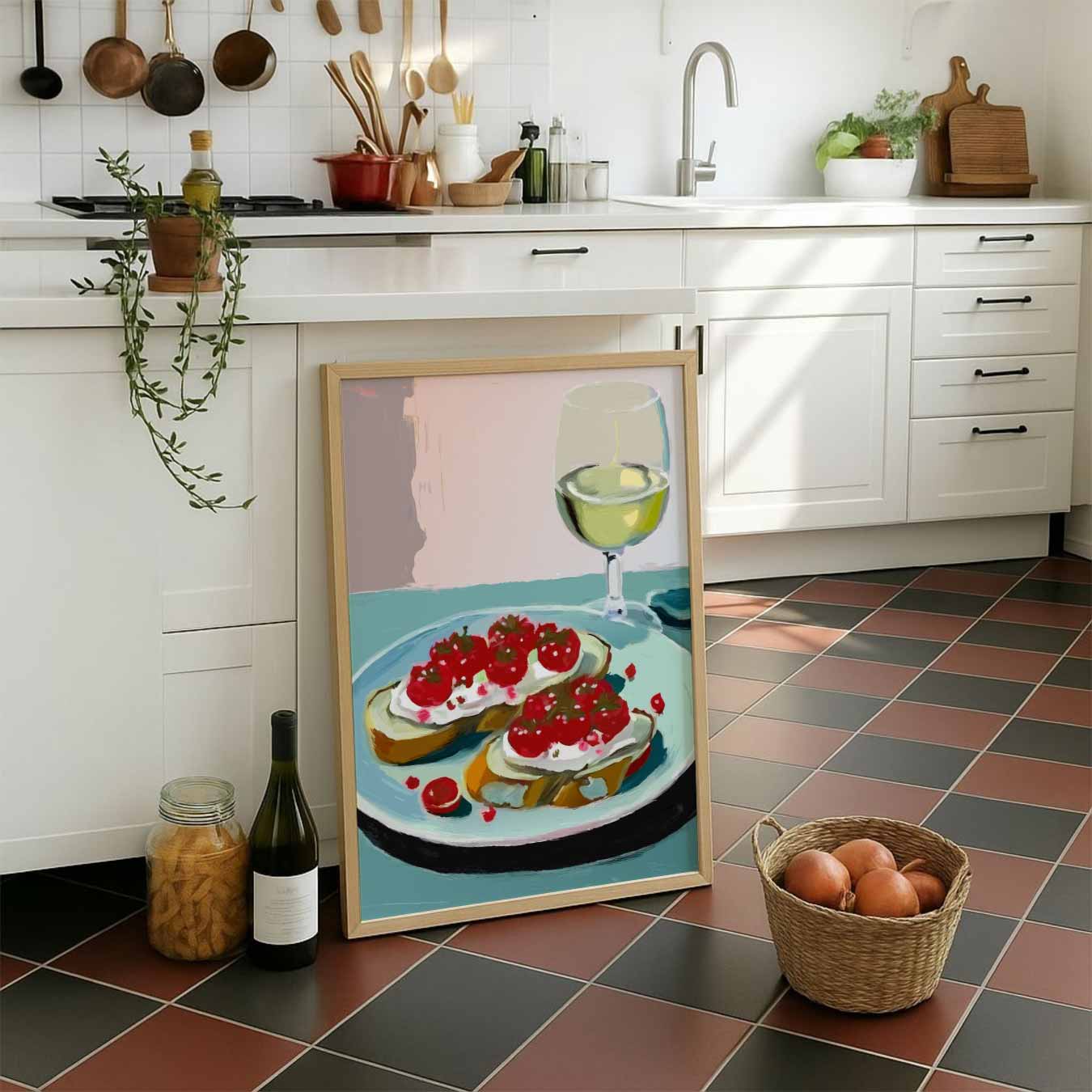 Romantische Diner Tafereel Poster