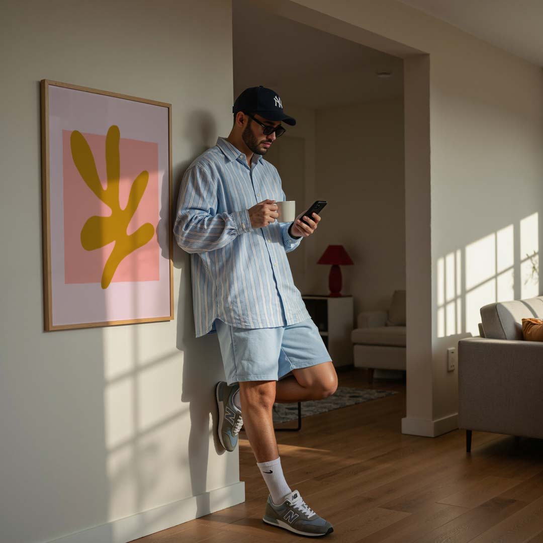 Moderne Abstracte Kunstprint Poster-WallArtistic