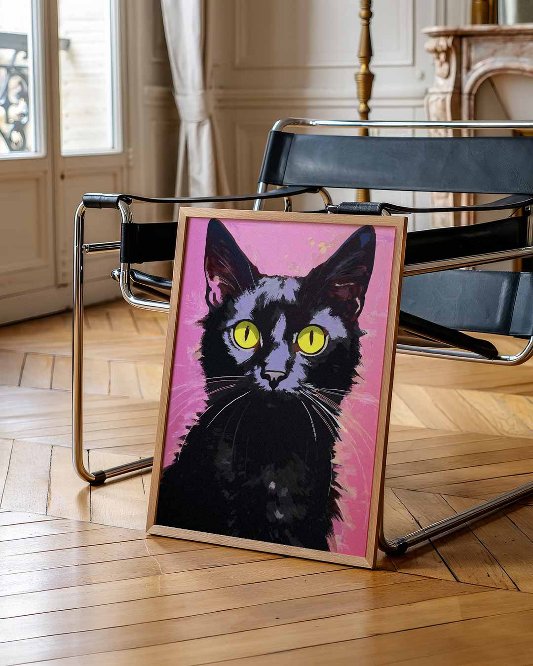 Stijlvolle Kattenposter