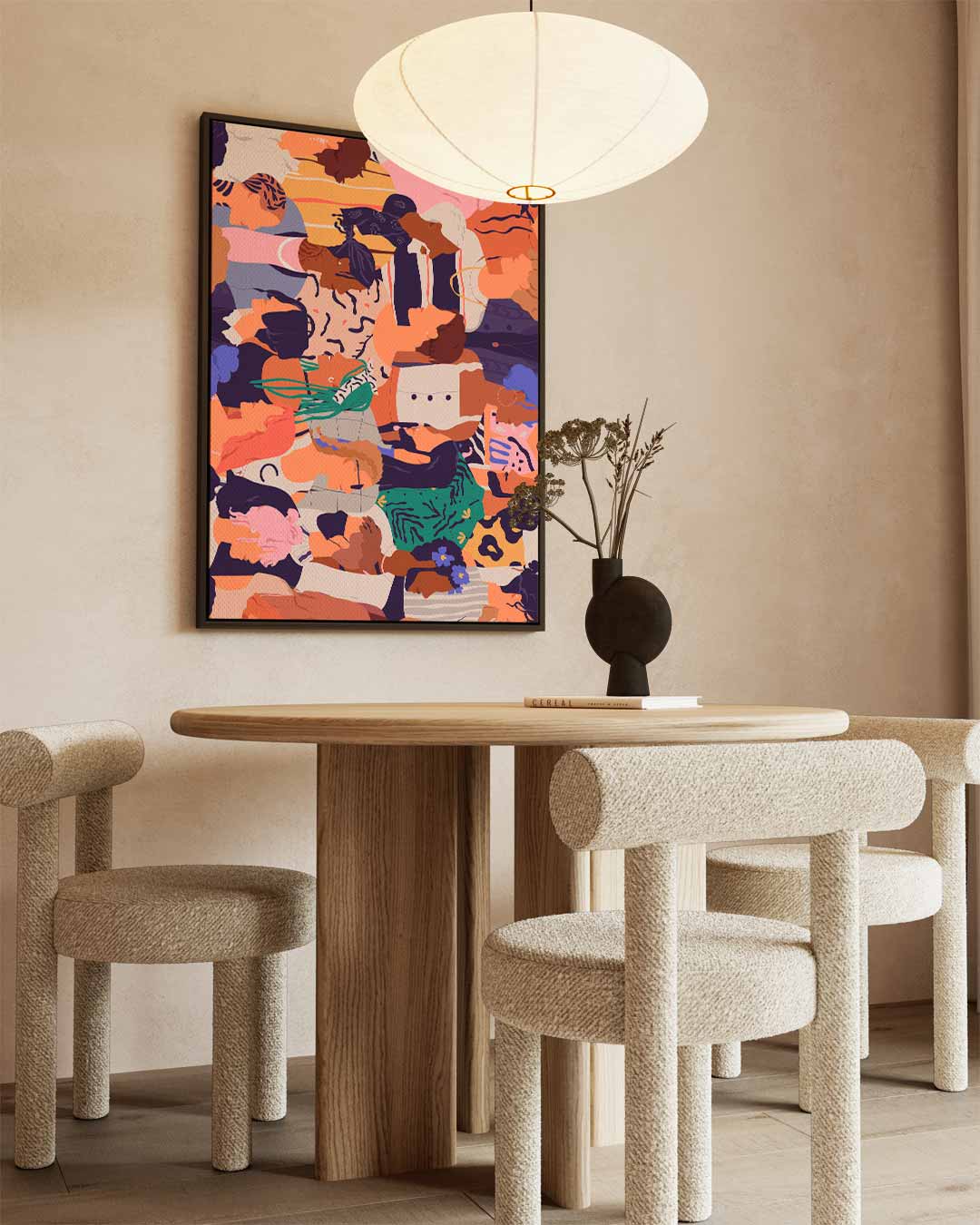 Kleurvolle Communicatie Kunstwerk-canvas-dibond-plexiglas-wanddecoratie-WallArtistic