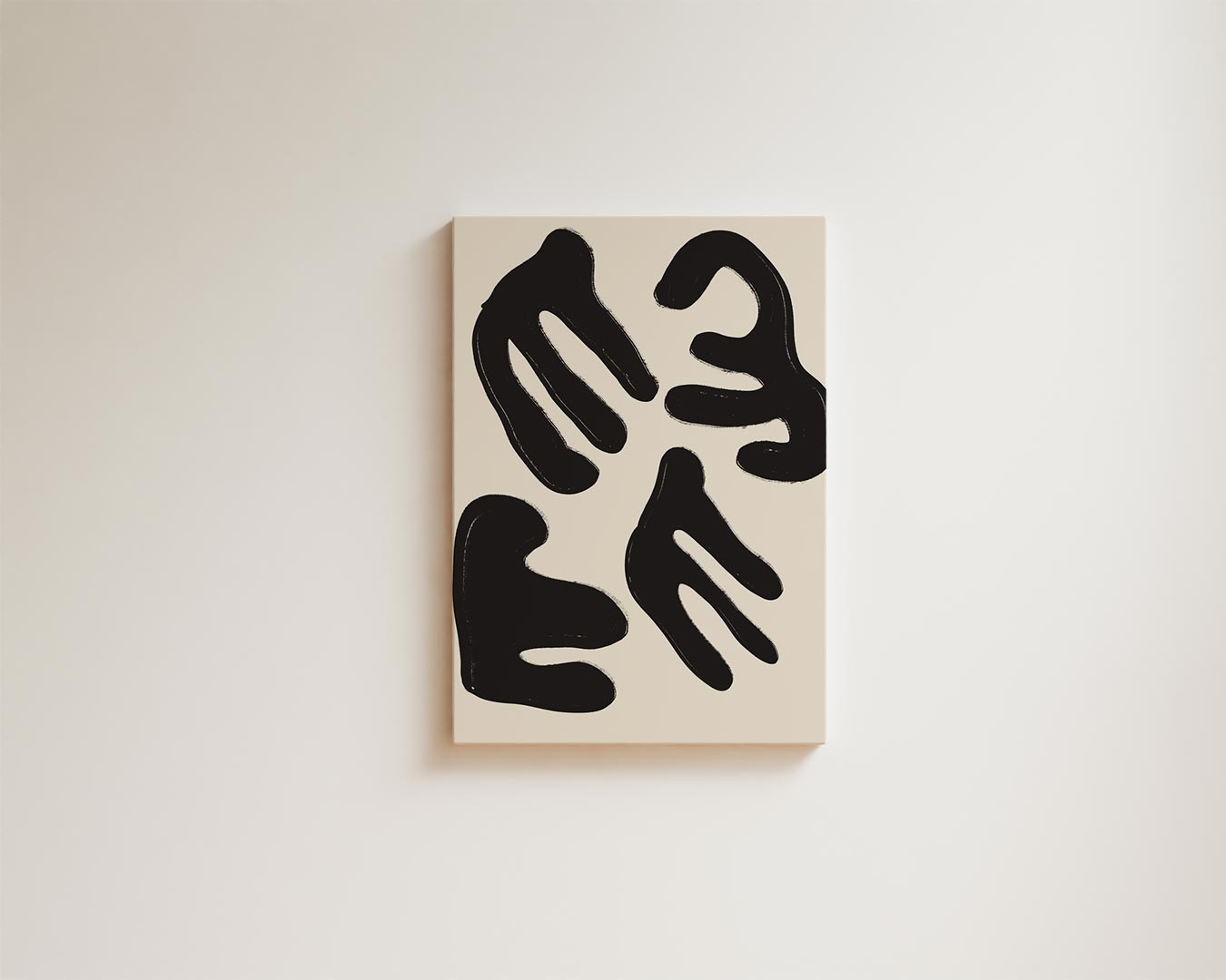 Organische Abstractie Kunstwerk-canvas-dibond-plexiglas-wanddecoratie-WallArtistic