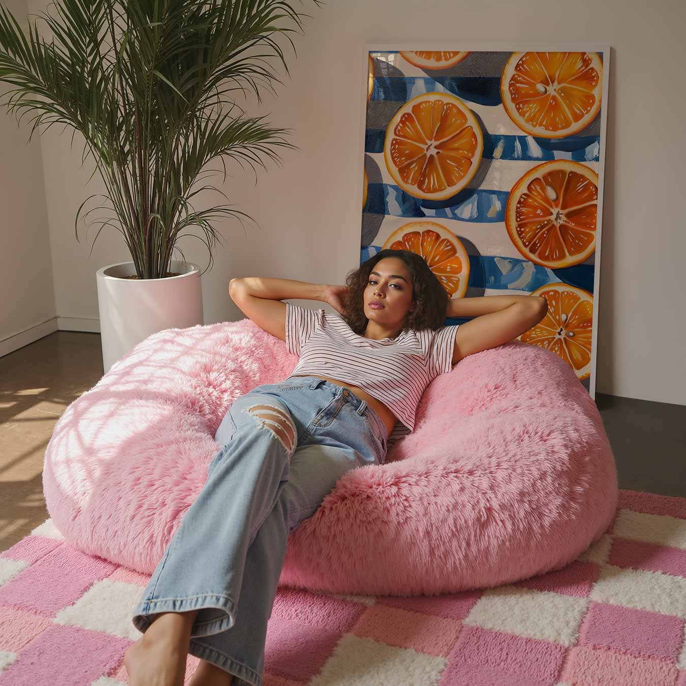 Zomerse Citrus Sfeer Poster-WallArtistic