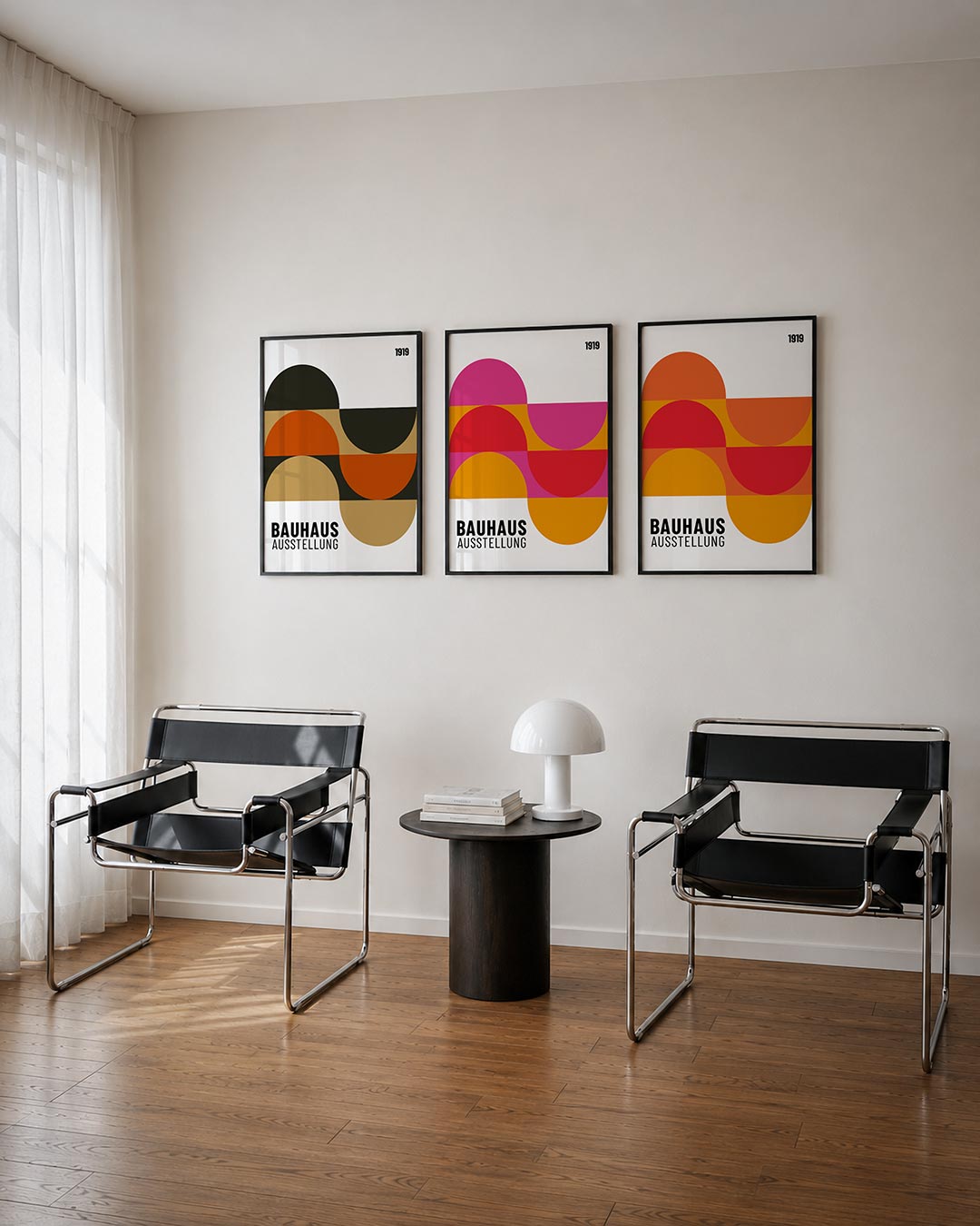 Halve cirkel harmonie Posterset