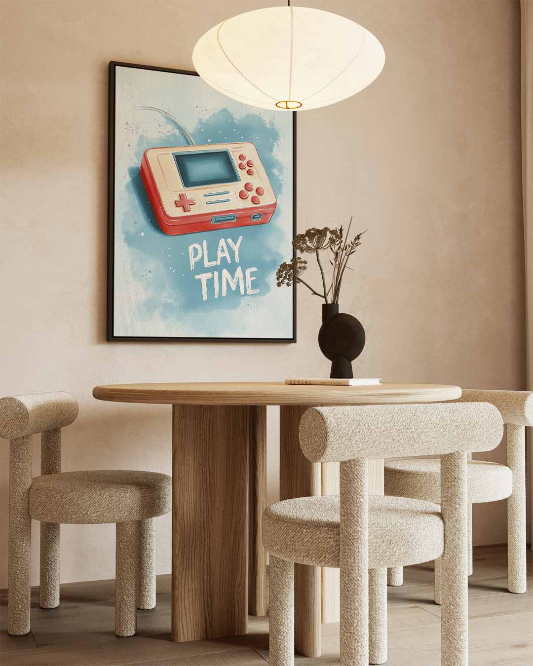 Retro Game Vibes Kunstwerk-canvas-dibond-plexiglas-wanddecoratie-WallArtistic