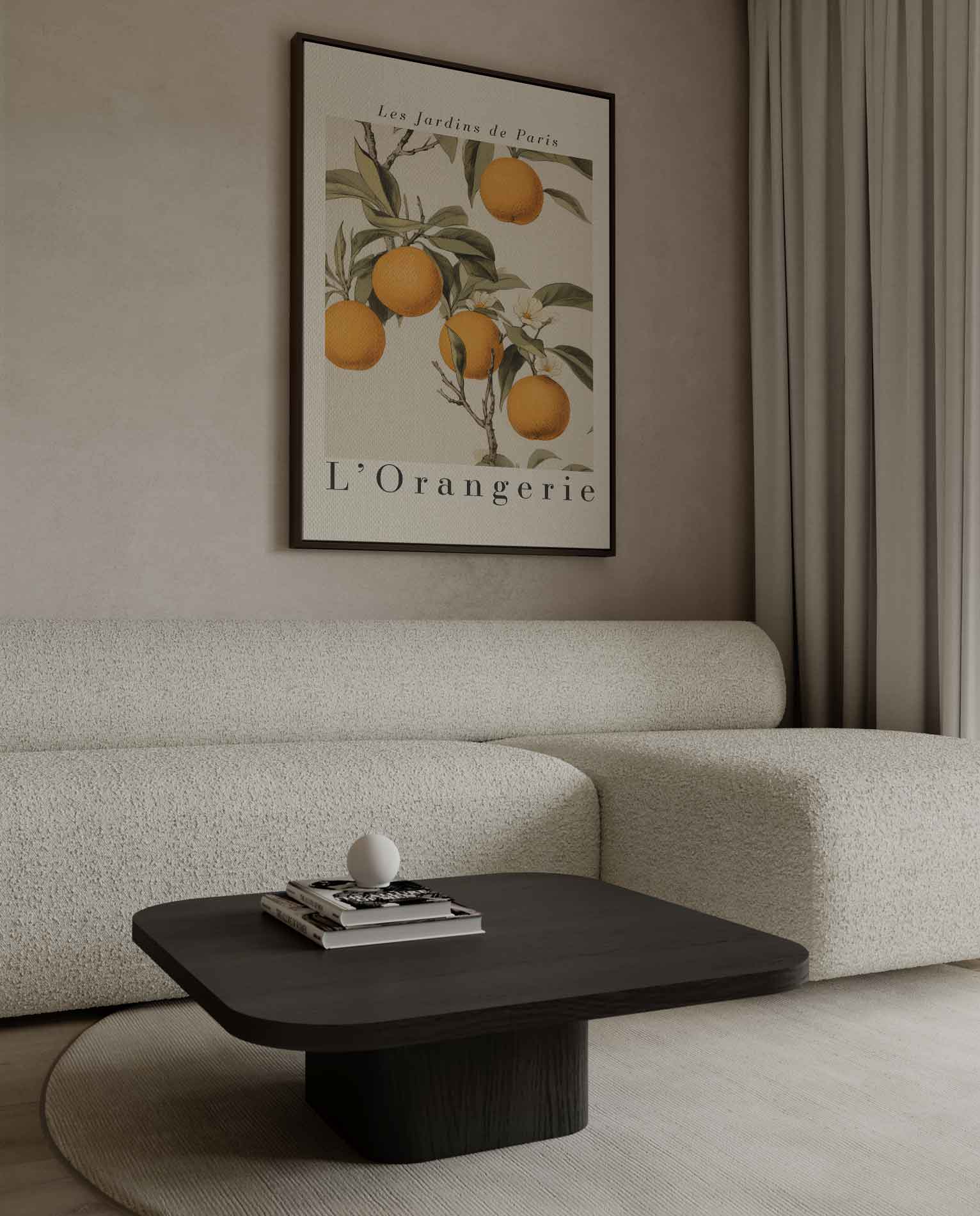 Les Jardins de Paris L'Orangerie Kunstwerk-canvas-dibond-plexiglas-wanddecoratie-WallArtistic