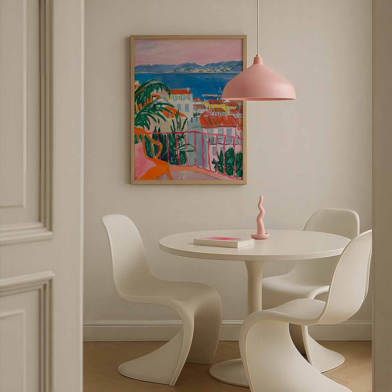 Zonovergoten Mediterrane Uitzicht Poster-WallArtistic