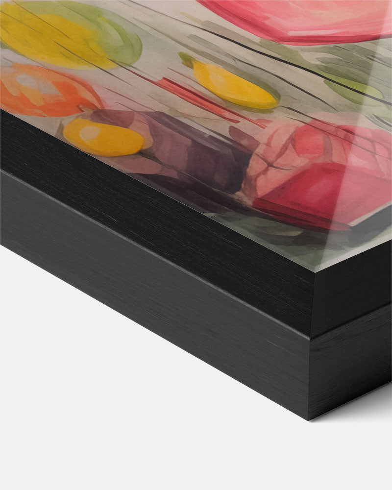 Vrolijke Teddy Beer Feestposter-WallArtistic