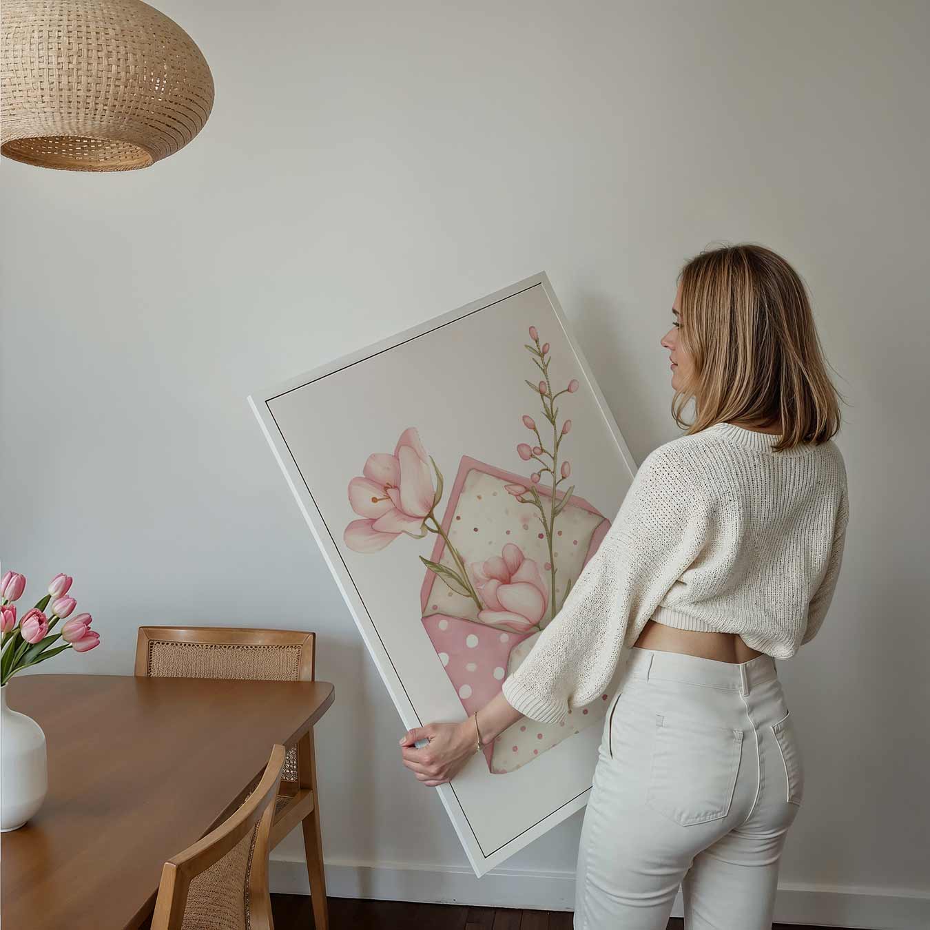 Bloemenbrief Poster-WallArtistic