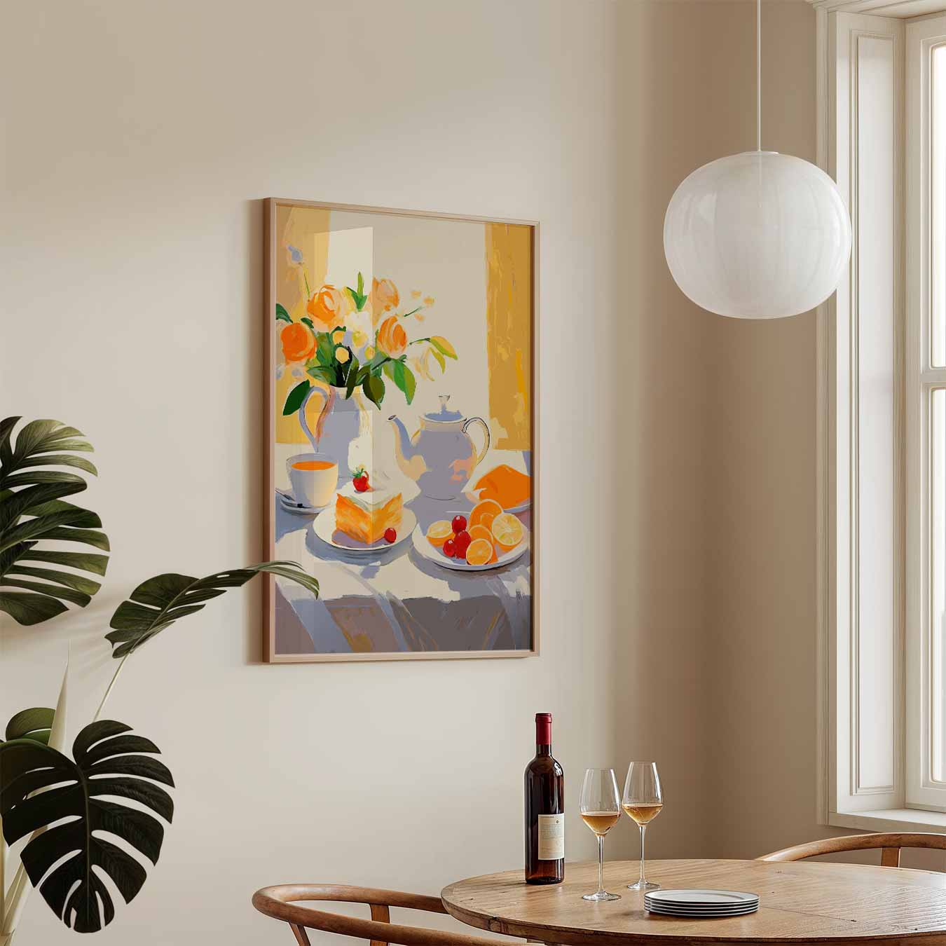 Vintage Ontbijt Poster-WallArtistic