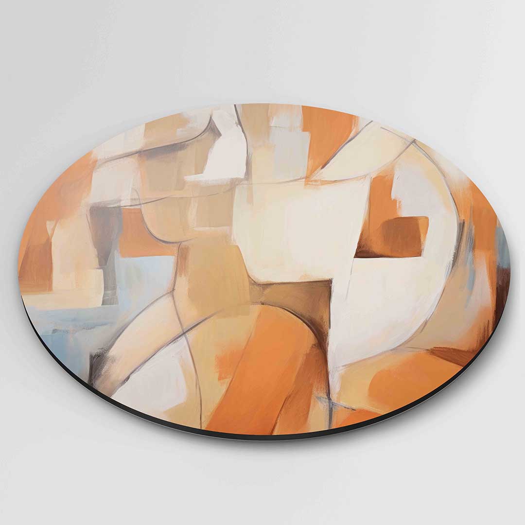 Abstracte vormen Muurcirkel