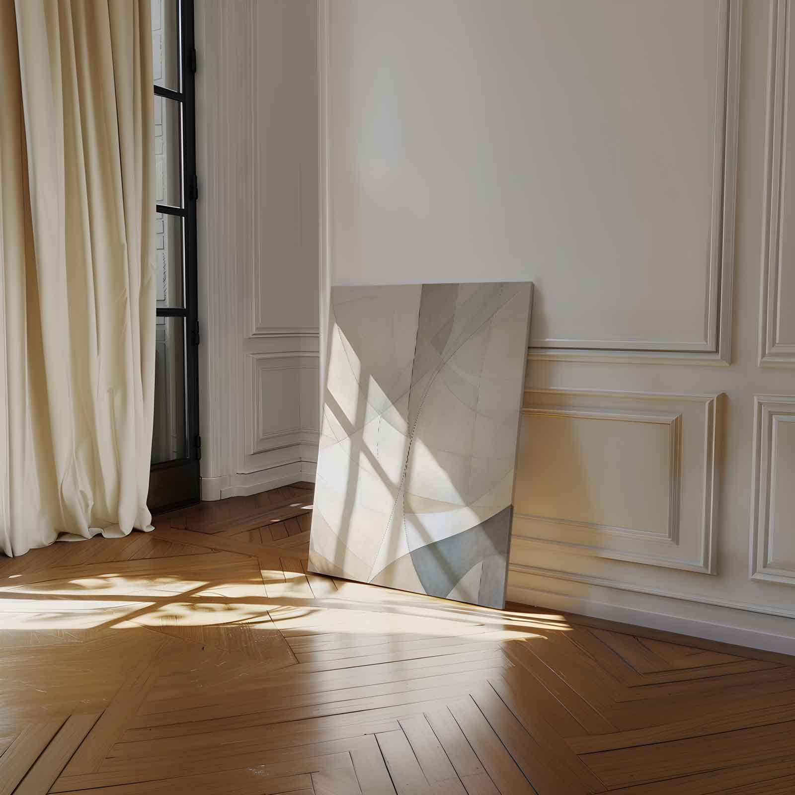 Lyrische Lijnen Kunstwerk-canvas-dibond-plexiglas-wanddecoratie-WallArtistic