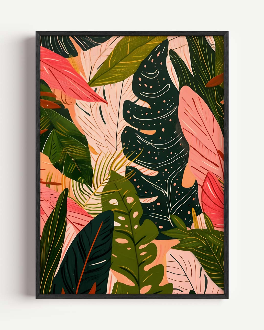 Botanische Bladeren Woonkamerposter