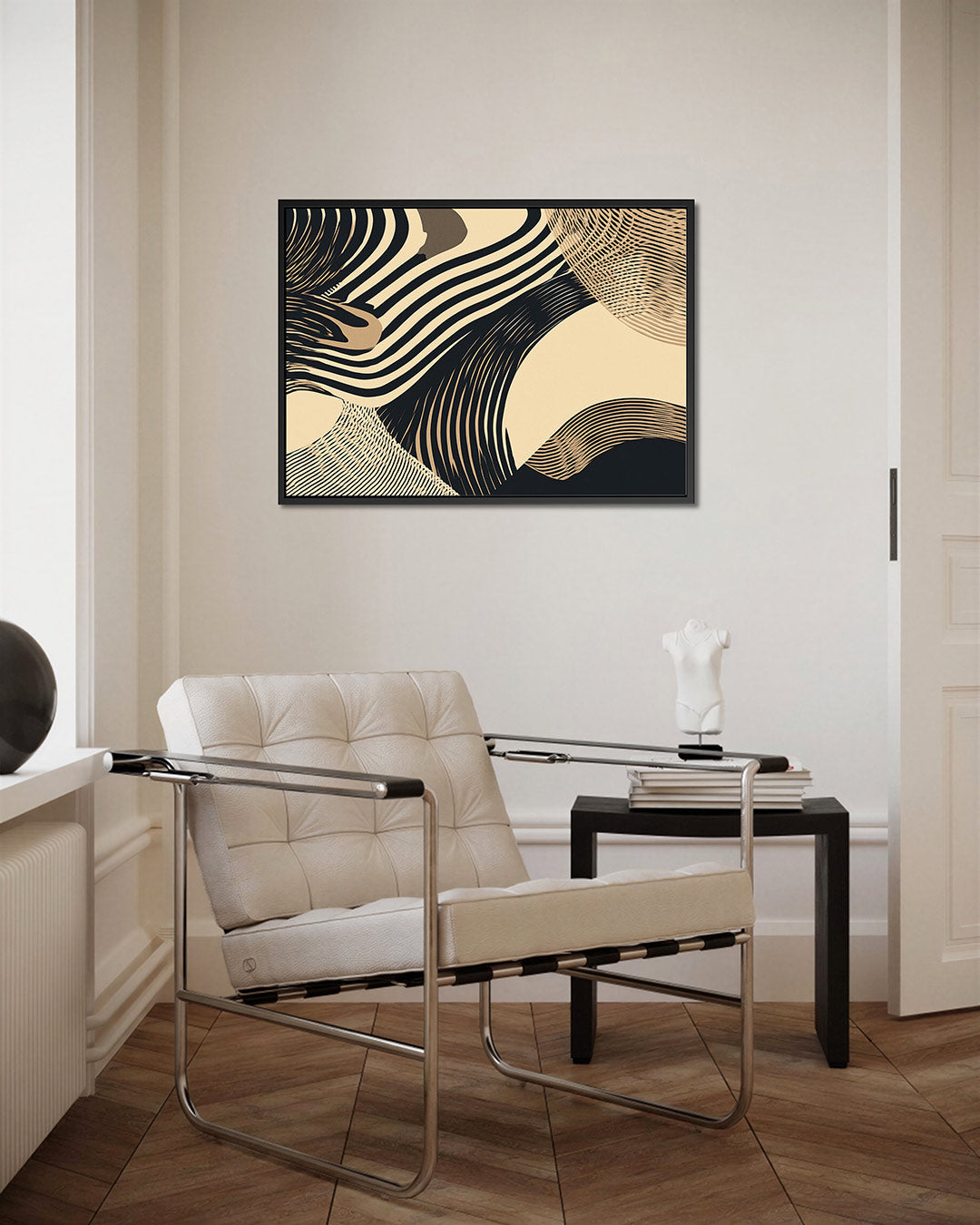 Dynamische lijnen Kunstwerk
