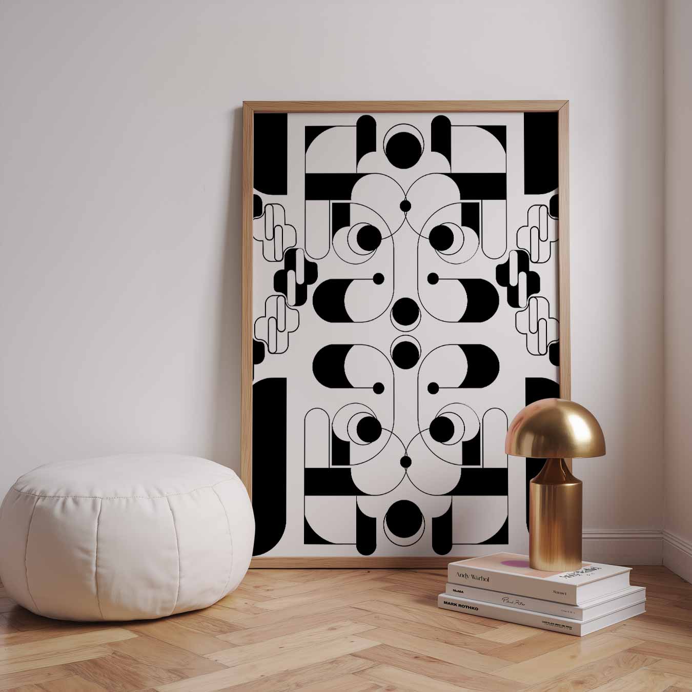 Moderne Geometrische Kunstposter
