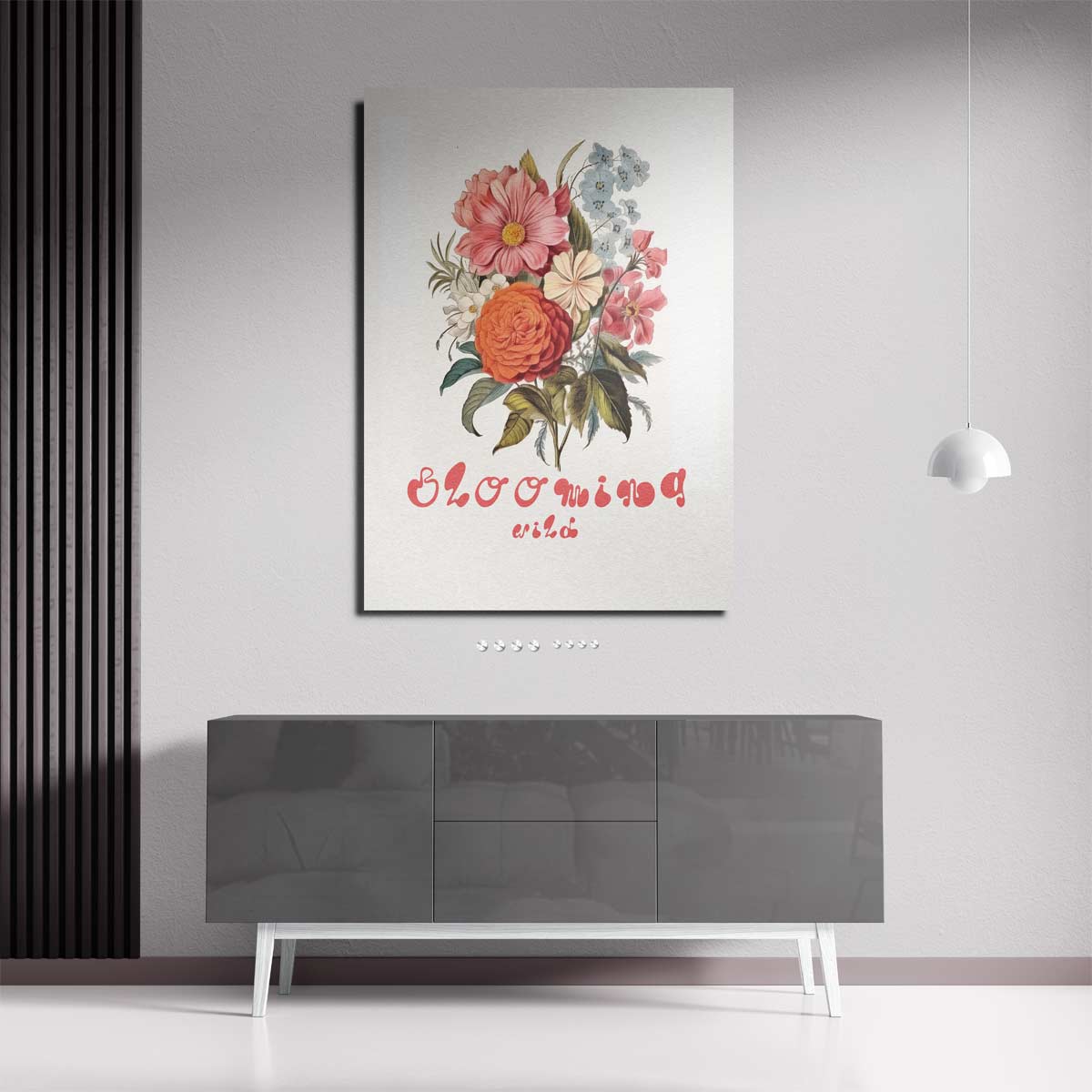 Bloeiend Wild Kunstwerk-canvas-dibond-plexiglas-wanddecoratie-WallArtistic