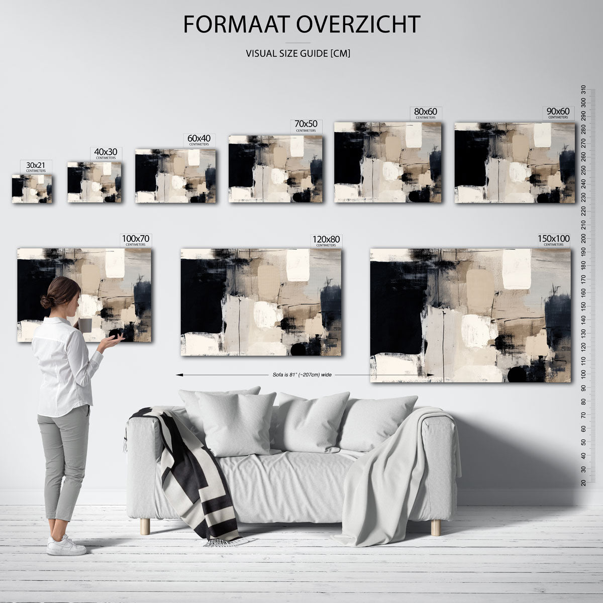 Abstracte vormen Poster