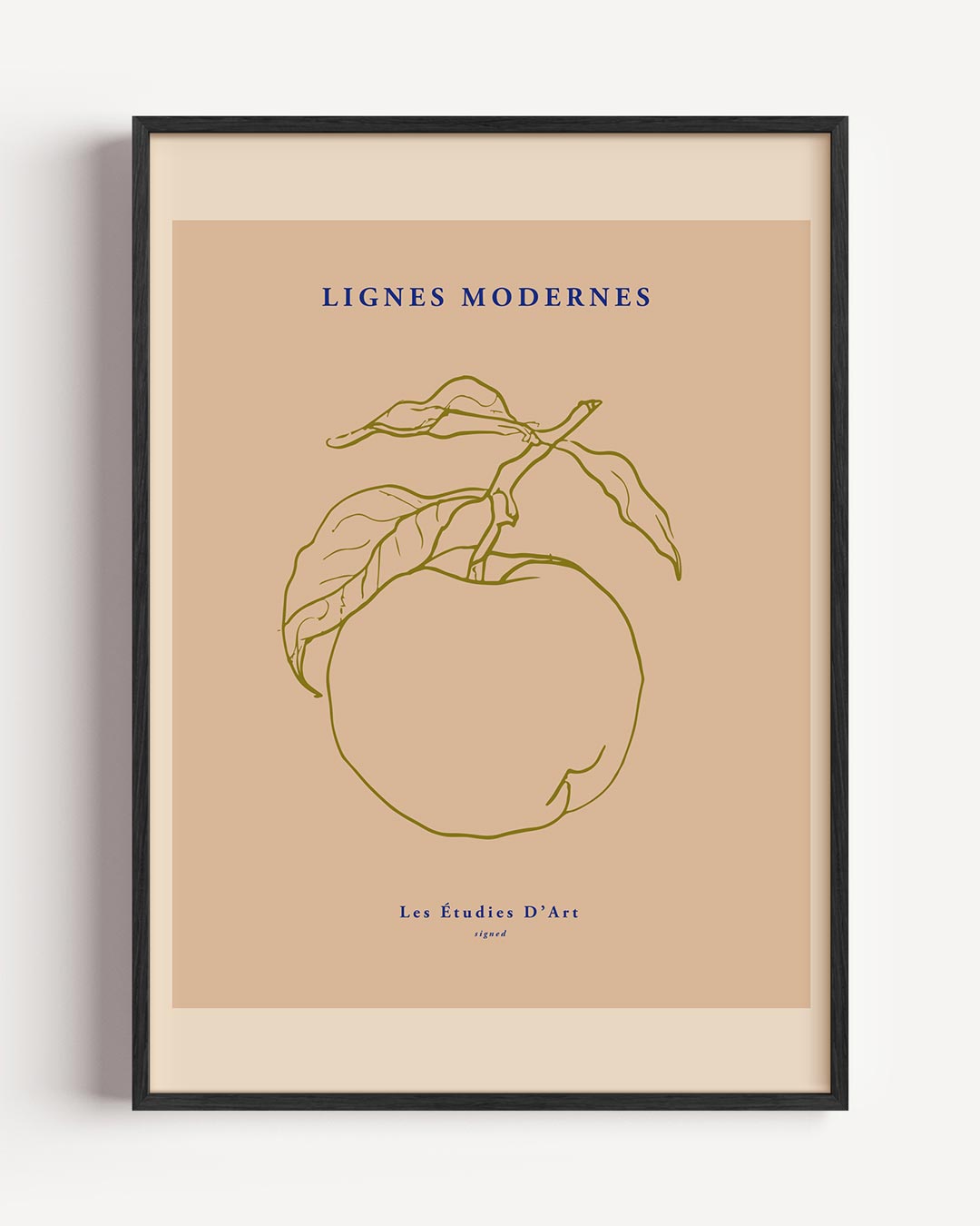 Moderne Lijnen Kunstposter-WallArtistic