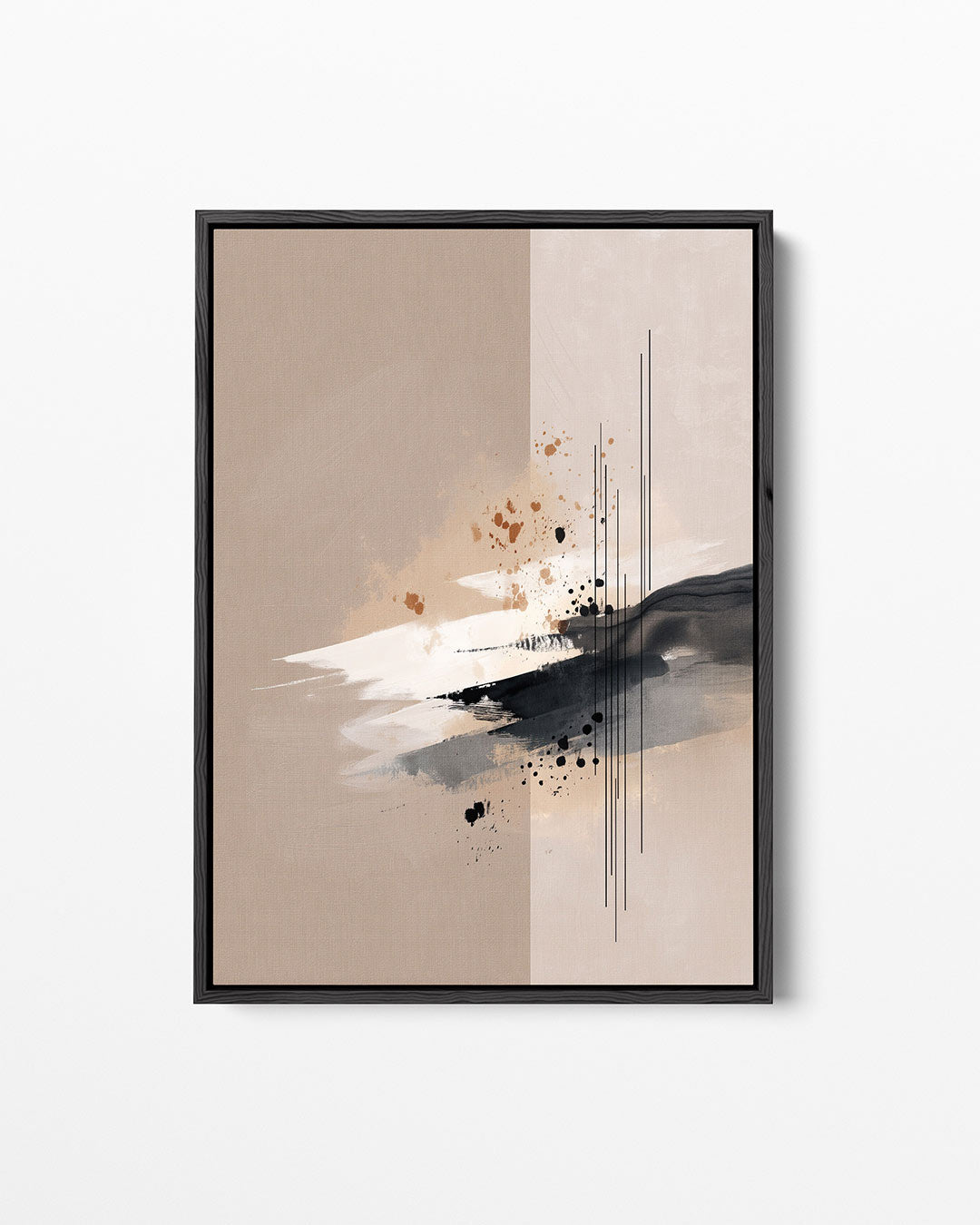 Dynamische lijnen en vormen Kunstwerk