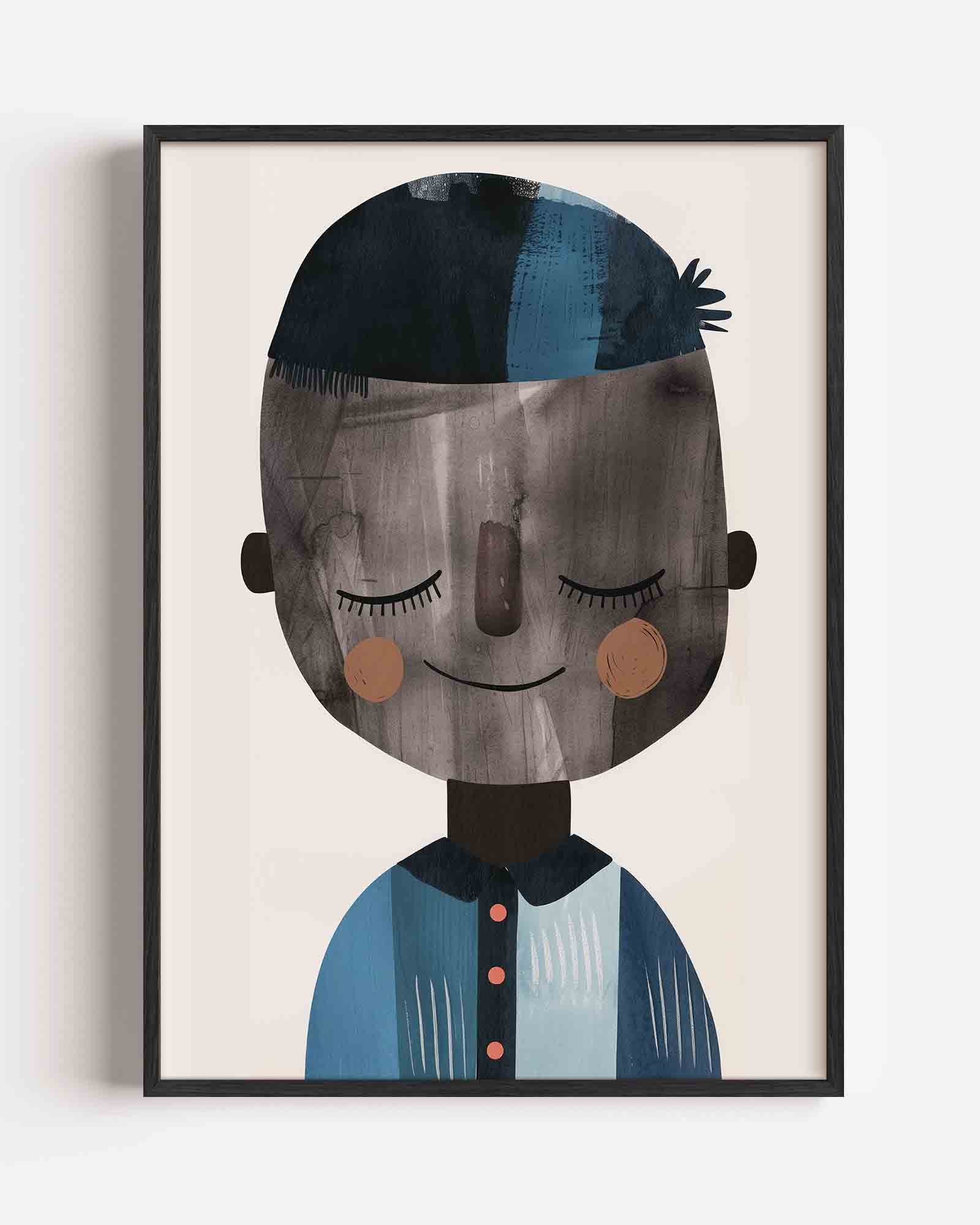 Lachend gezicht Poster
