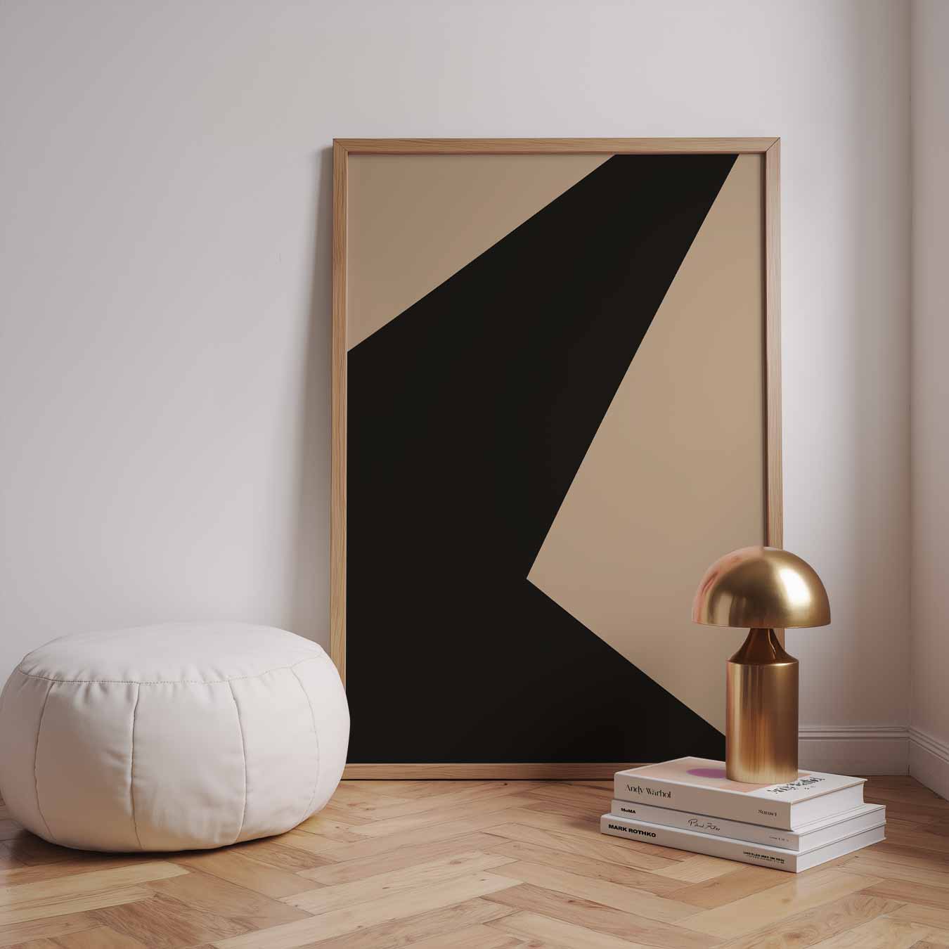 Stijlvolle Abstracte Minimalistische Poster