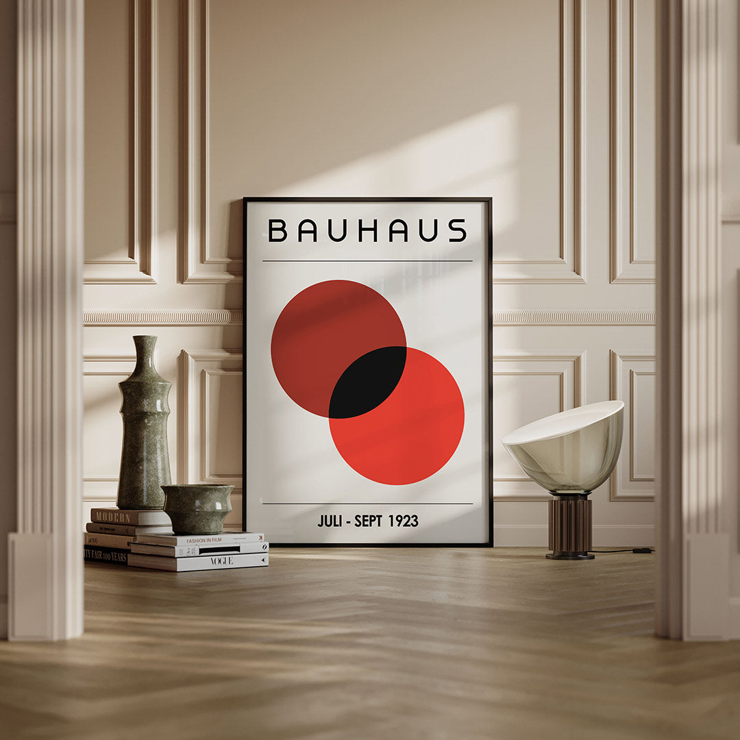 Cirkelvormen en lijnen Poster