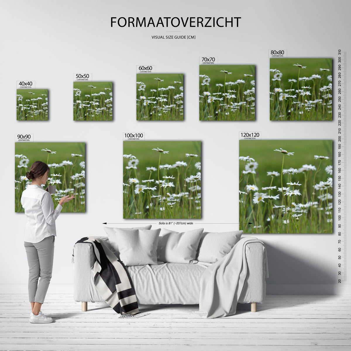 Bloemenweide Poster