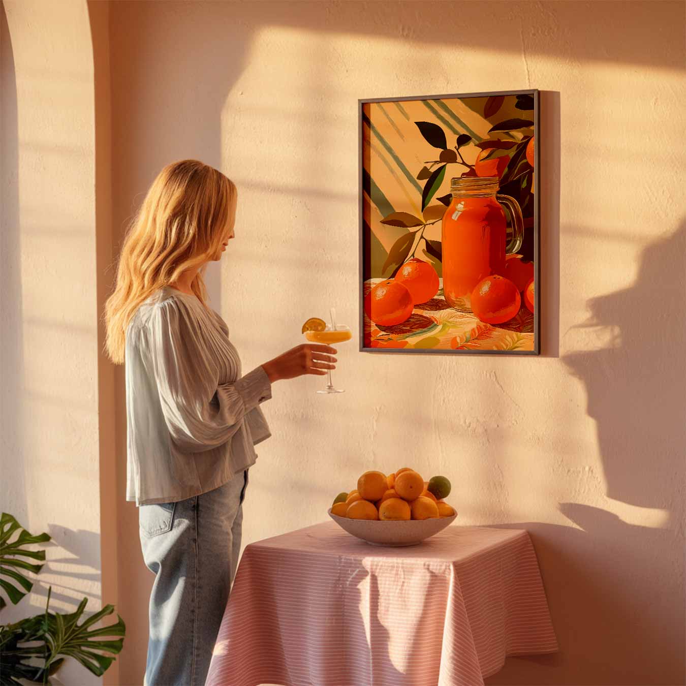 Mandarijn Droom Poster-WallArtistic