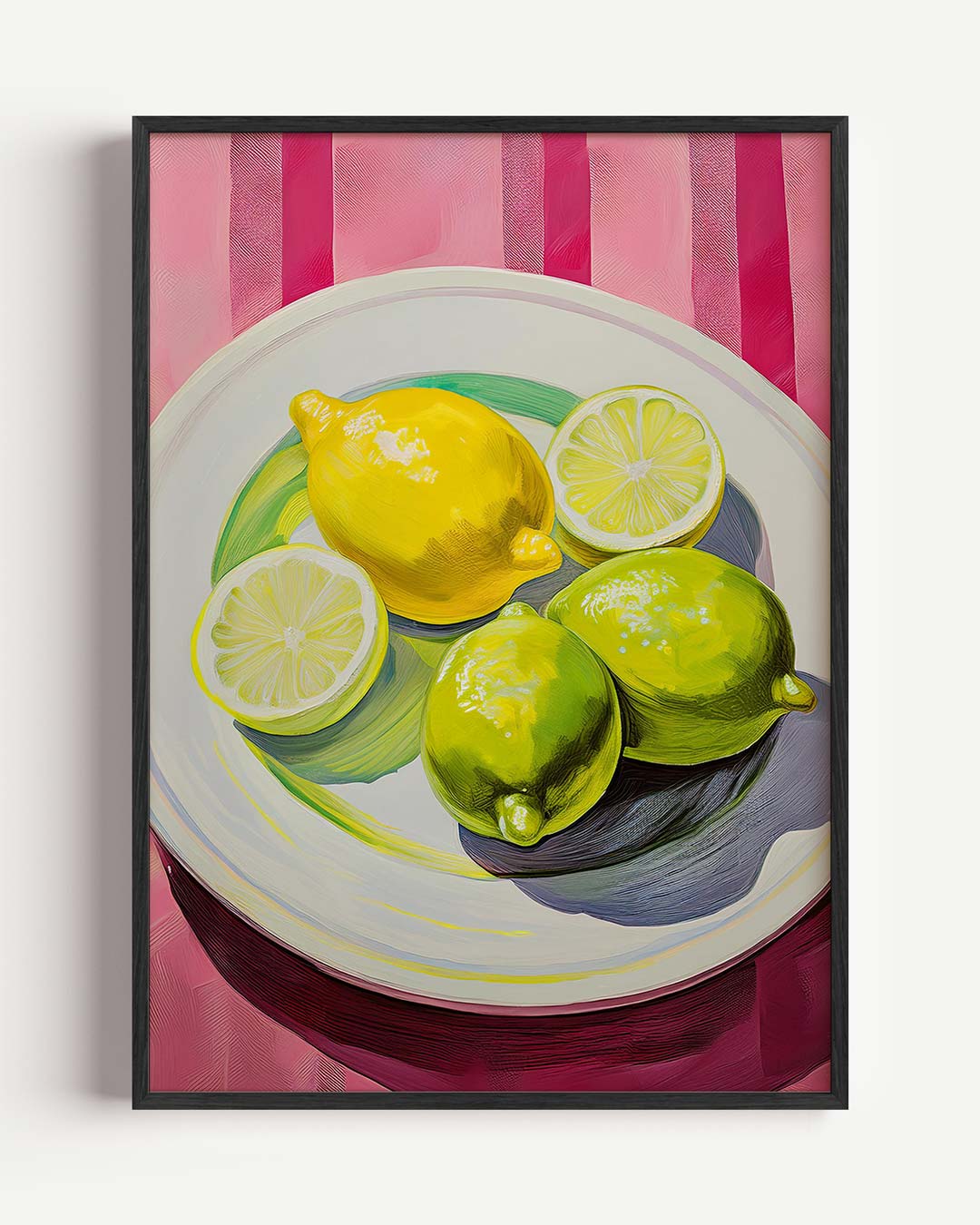 Citroenschijfje Chic Poster-WallArtistic