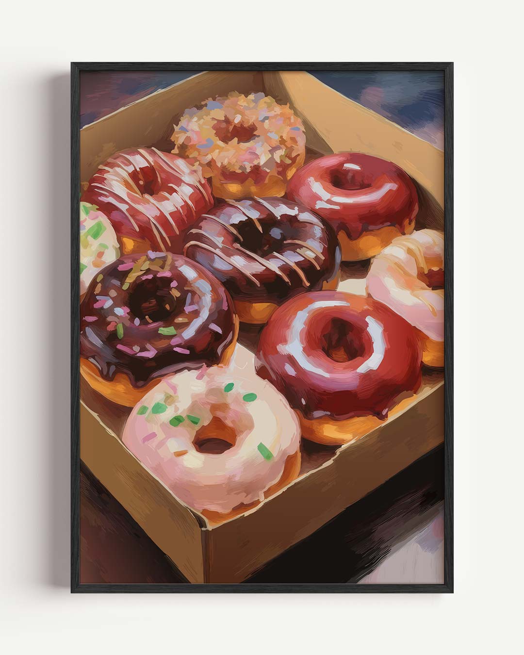 Kleurrijke Donut Delight Poster-WallArtistic
