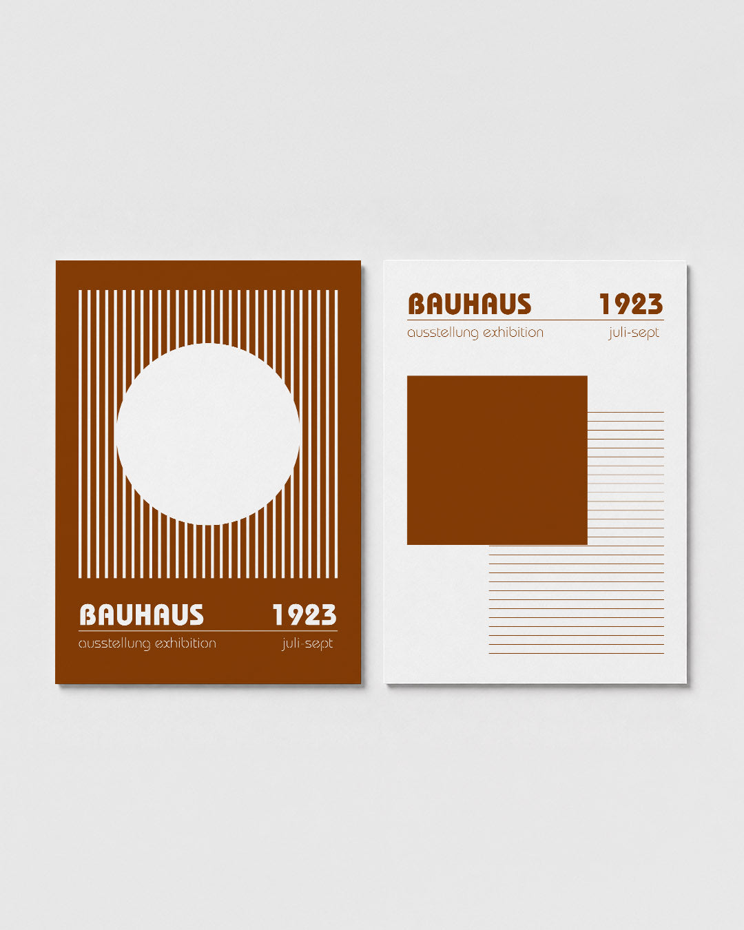 Cirkel en lijnen Posterset