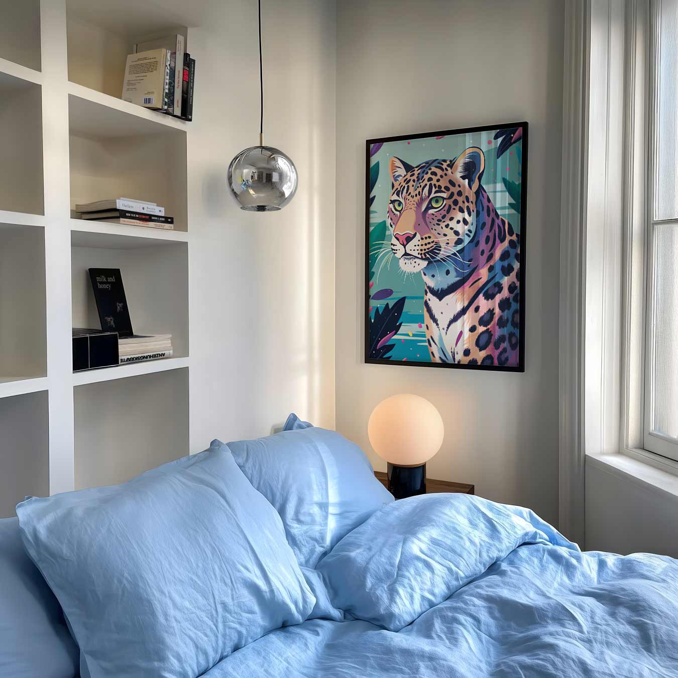 Elegante Luipaard Jungle Poster