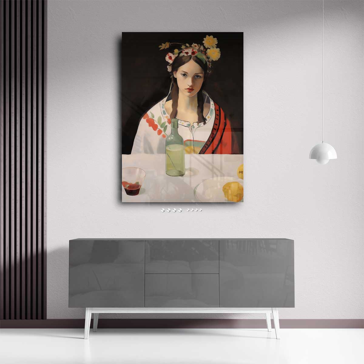 Bloemen en Stilte Kunstwerk-canvas-dibond-plexiglas-wanddecoratie-WallArtistic
