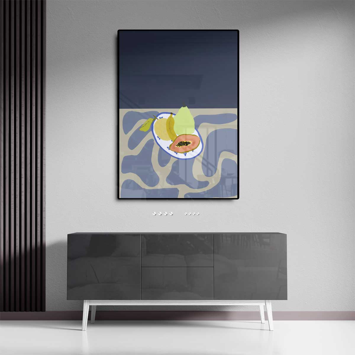 Tropische Vruchtenpracht Kunstwerk-canvas-dibond-plexiglas-wanddecoratie-WallArtistic