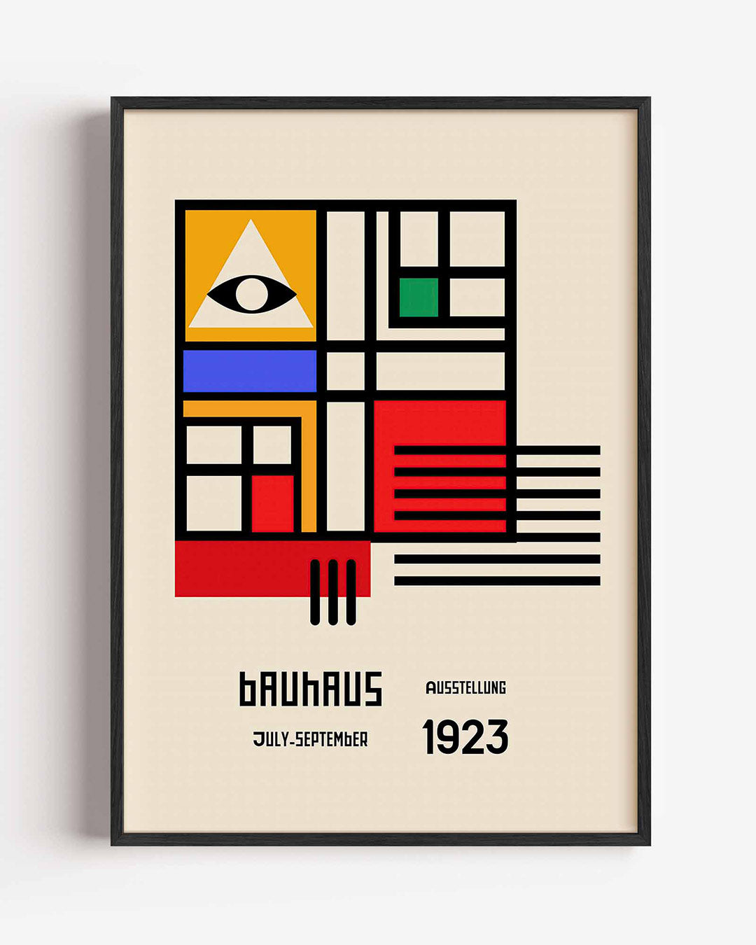Vormen en vlakkenspel Poster