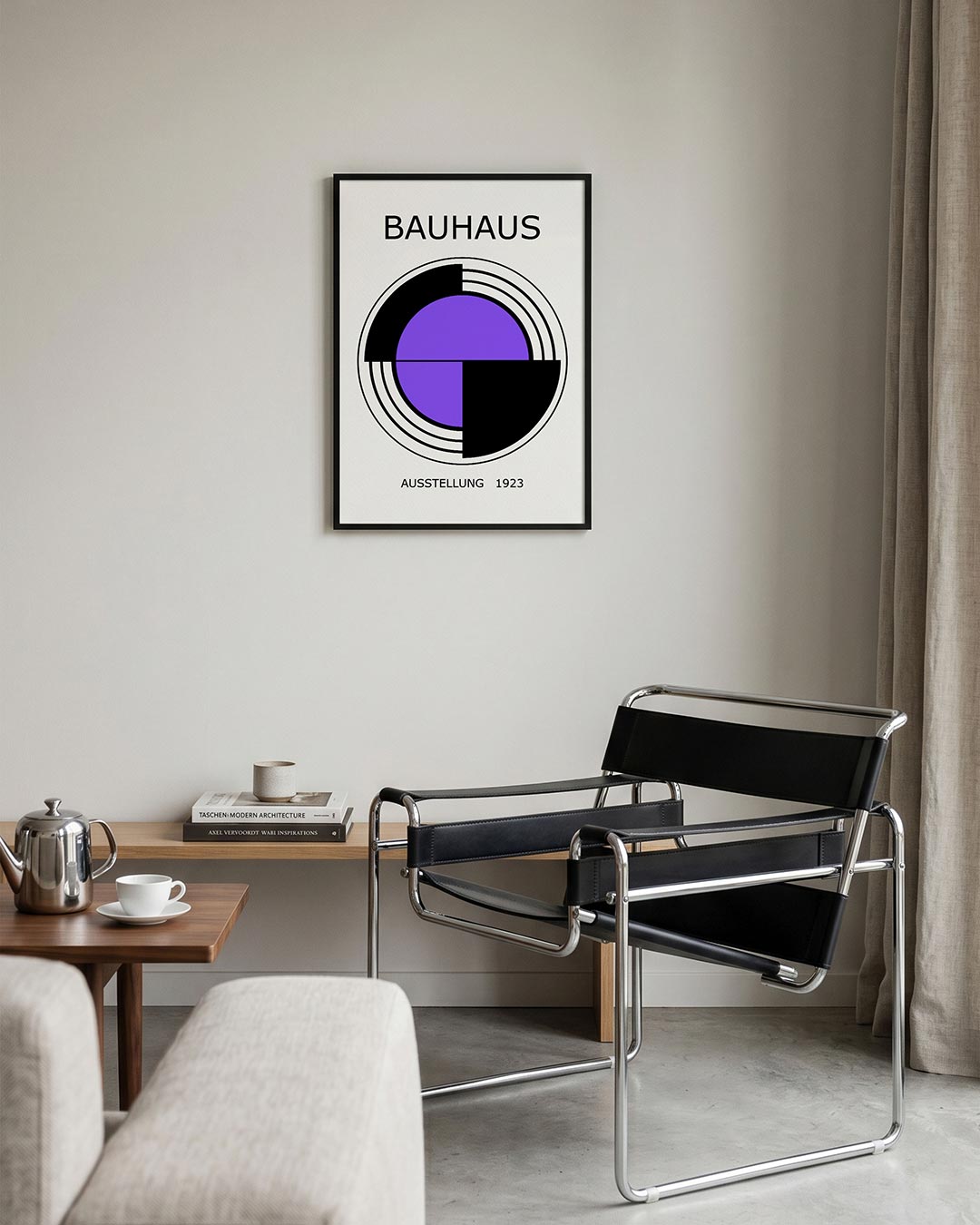 Cirkelvormen en lijnen Poster
