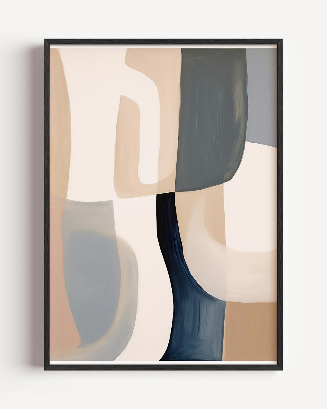 Stijlvolle Abstracte Vormen Poster-WallArtistic