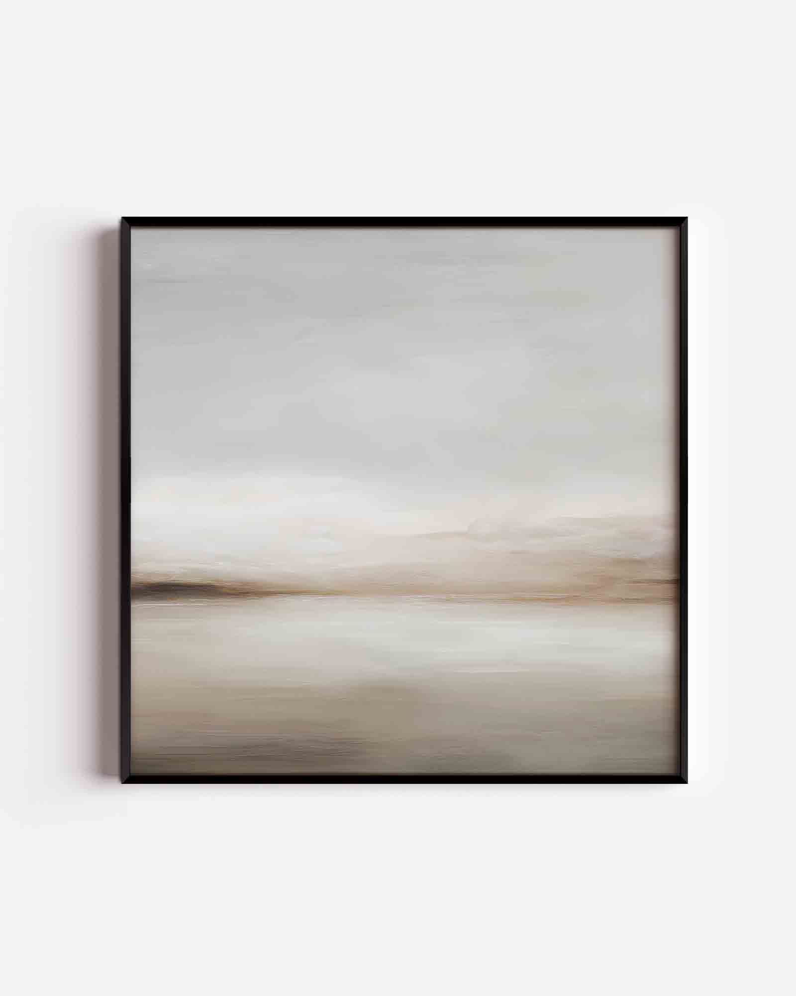Landschap in zachte tinten Poster